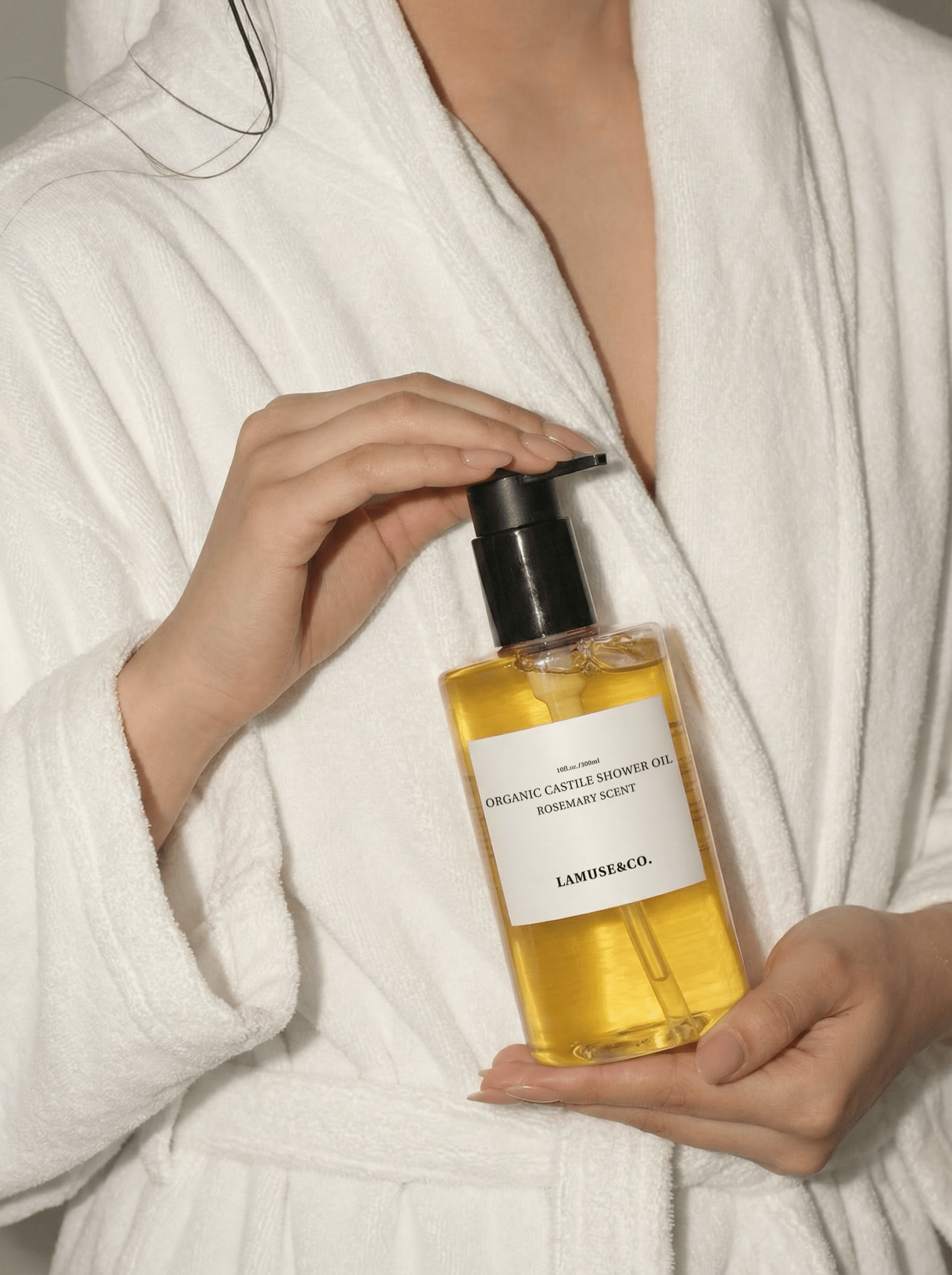 ออยล์อาบน้ำ Organic Castile Shower Oil ขนาด 300ml - LAMUSE&CO.