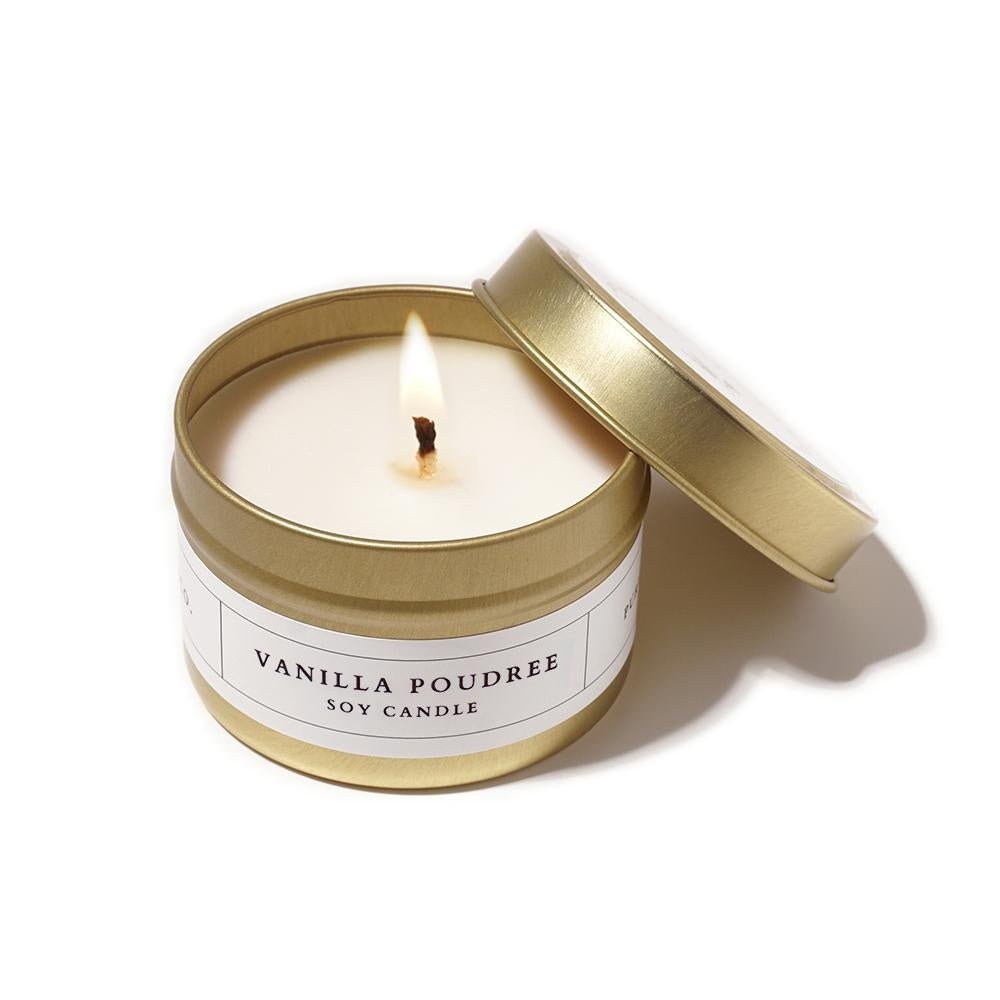 เทียนหอม Vanilla Poudree Scented Candle Travel Size 80g scented candle.