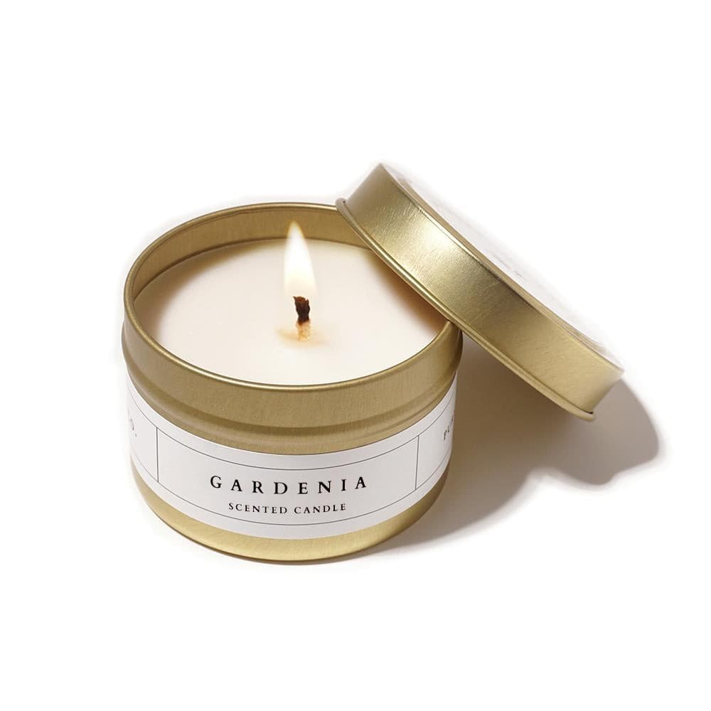 เทียนหอม Gardenia Scented Candle Travel Size 80g scented candle.